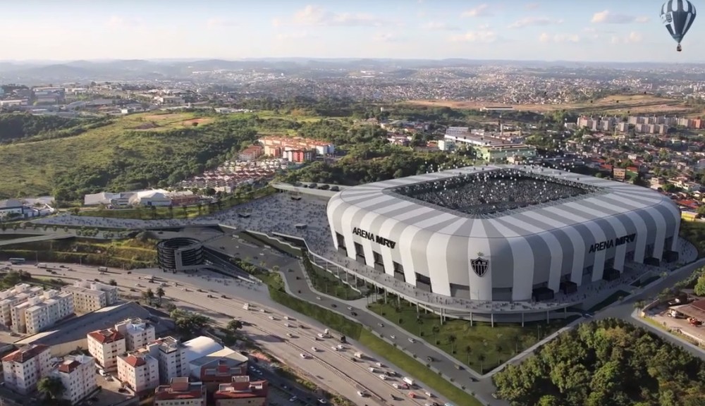 Com meta de inauguração em 2022, Atlético-MG inicia obra do estádio nesta segunda