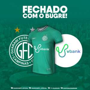 Mesmo em pandemia, Guarani anuncia patrocinador master para sequência do Paulista