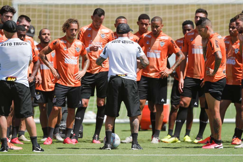 Atlético-MG atrasou parte do salário dos jogadores (Foto: Bruno Cantini/Atlético)
