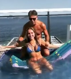 Renato Gaúcho leva bronca da filha após brincadeira na piscina. Veja!