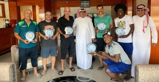Segundona: Meia do Andradina e técnico brasileiro recebem homenagem na Arábia Saudita