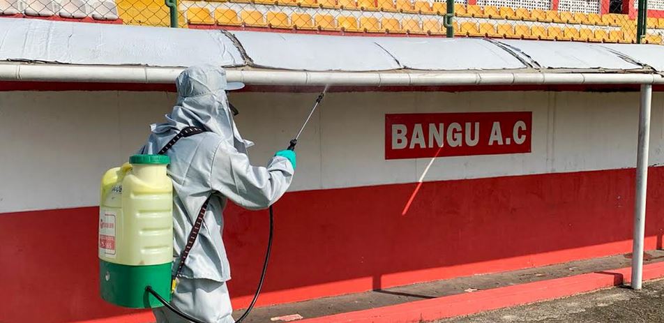 Casa do Bangu, Moça Bonita passa por processo de sanitização preventiva