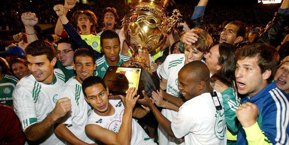 Comandado por Luxemburgo, Palmeiras era campeão paulista há 12 anos