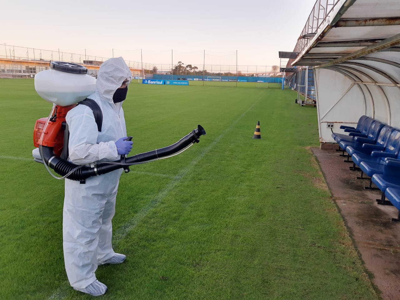 Grêmio higieniza centro de treinamento antes de voltar a receber elenco
