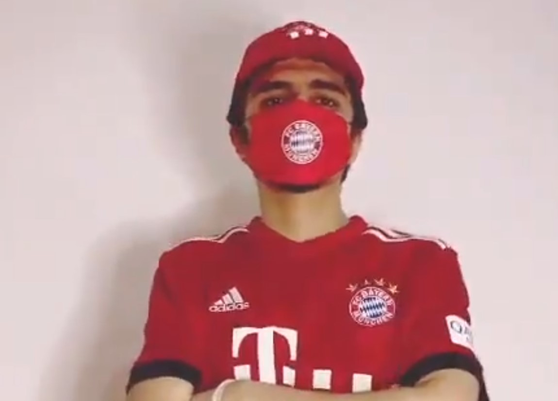 Alemão: Bayern de Munique esgota estoque de 100 mil máscaras de proteção em um dia