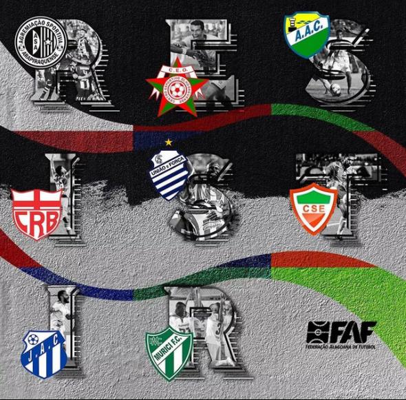 Clubes alagoanos lançam ação nas redes sociais em conjunto com a FAF