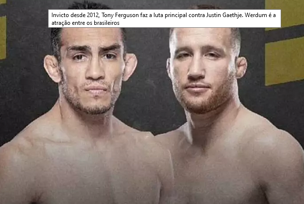 Com Fabrício Werdum, UFC retoma suas atividades com evento nos EUA