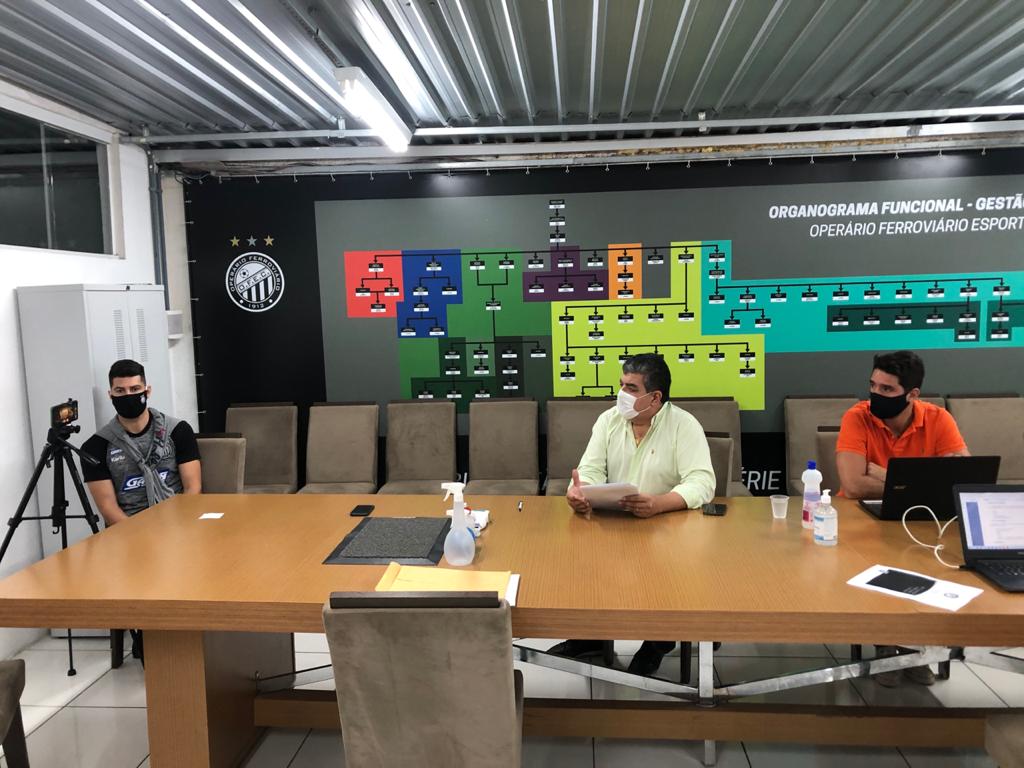 Paranaense: Operário orienta atletas visando retomada de atividades