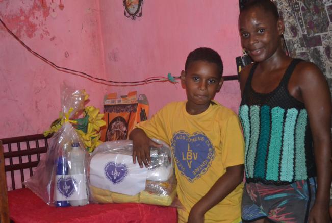 LBV entrega mais de 160 toneladas de doações a famílias afetadas pela pandemia