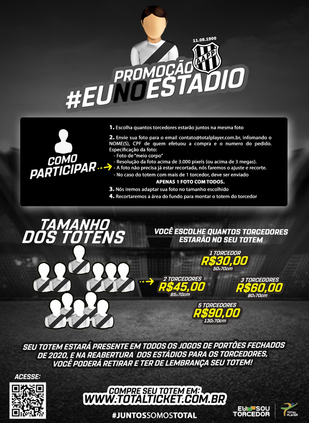 Ponte Preta entra na onda e também lança torcida virtual