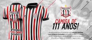 Perto de aniversário, campeão da Copa do Brasil lança camisa comemorativa