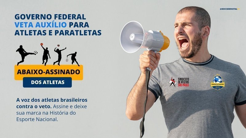 Sindicato de Atletas de SP apoia campanha por auxilíio a atletas e paratletas