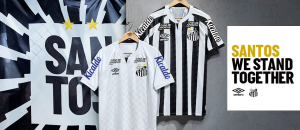Em live com ídolos, Santos lança novos uniformes
