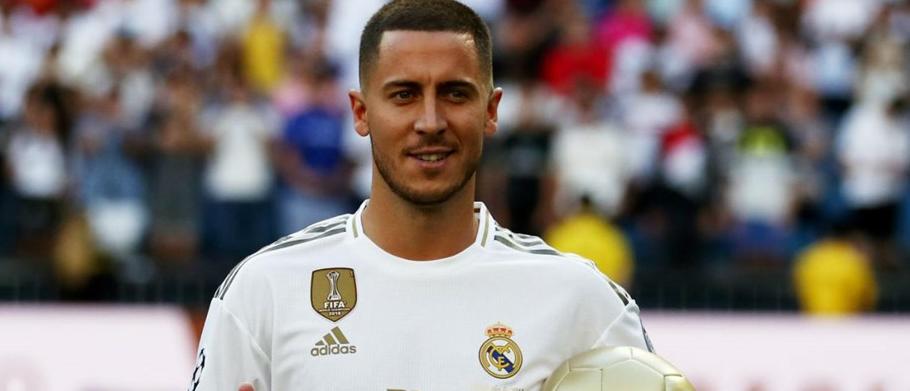 Hazard festeja treinos com colegas e quer atividades com bola para voltar bem