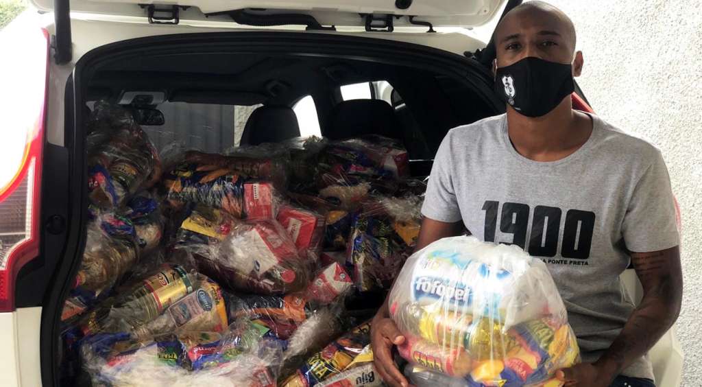 Jeferson em ação solidária na cidade de Campinas