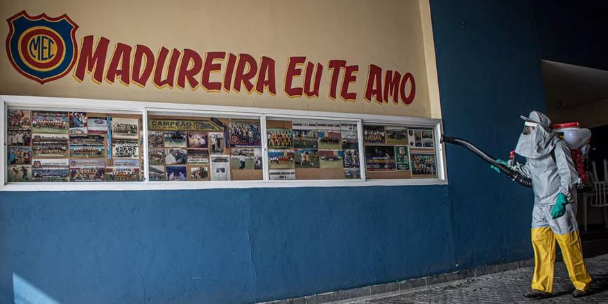 Mais um clube do Rio de Janeiro passa por sanitização para combater a Covid-19