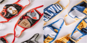 Jogadores de Boca e River doam camisas para transformar em máscaras de proteção
