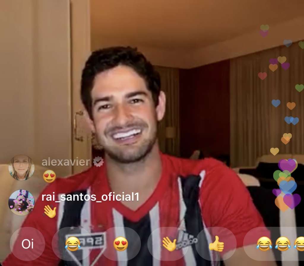 Alexandre Pato, no lançamento da nova camisa do São Paulo 