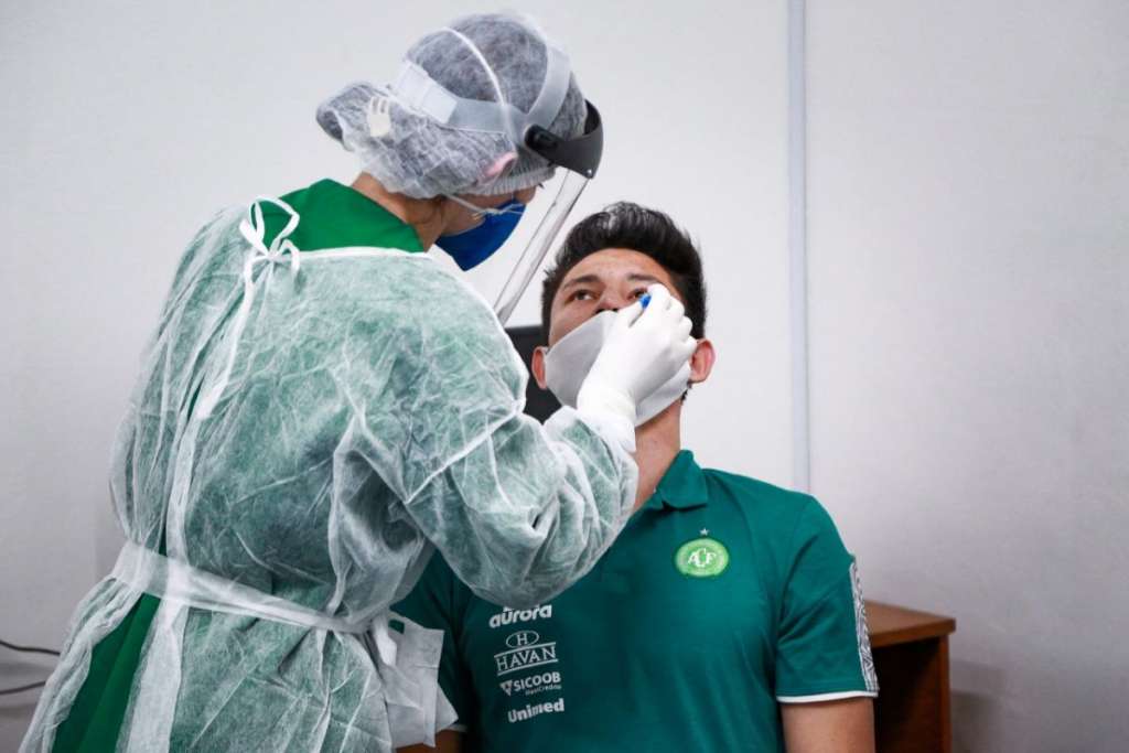 Chapecoense fará novos testes para coronavírus. Foto: Márcio Cunha