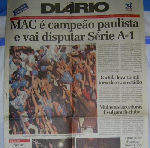 Marcado na história! (Foto: Marília / Divulgação)