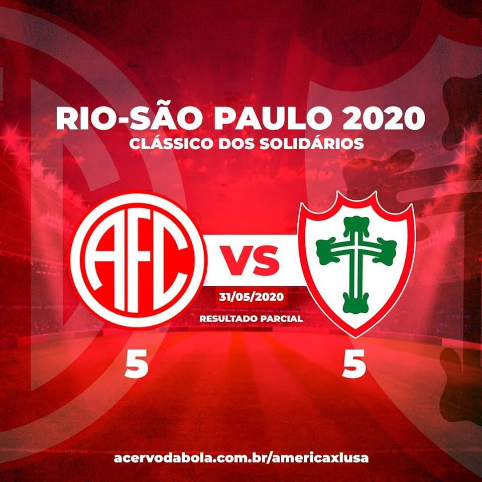 Portuguesa e America-RJ fazem clássico de ação social na pandemia da covid-19