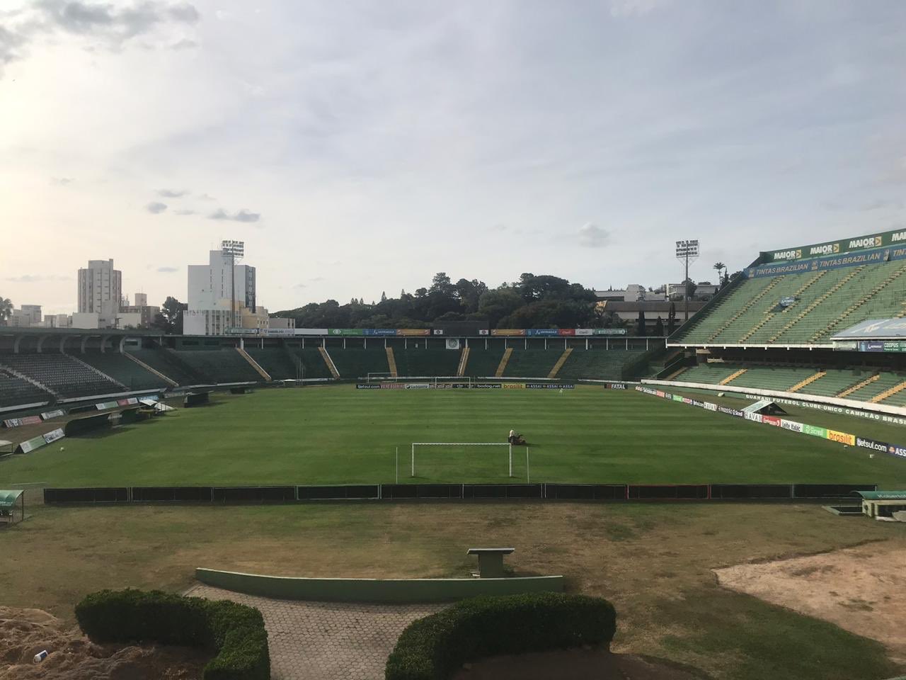 Tobogã, Vitalícia e gramado: Guarani usa quarentena para ‘reformar’ o Brinco de Ouro