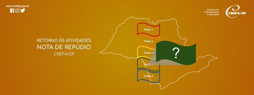 Conselho Regional de Educação Física detona Governo de São Paulo