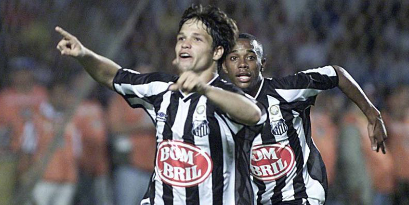 Há 16 anos, Diego marcava último gol com a camisa do Santos