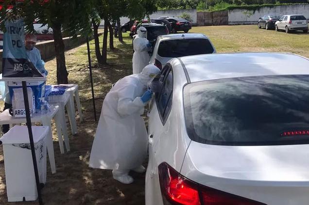 Clube do Brasileirão realiza testes de Covid-19 no “sistema drive-thru”