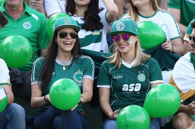 Glórias em casa. (Foto: Lucas Figueiredo / Guarani)