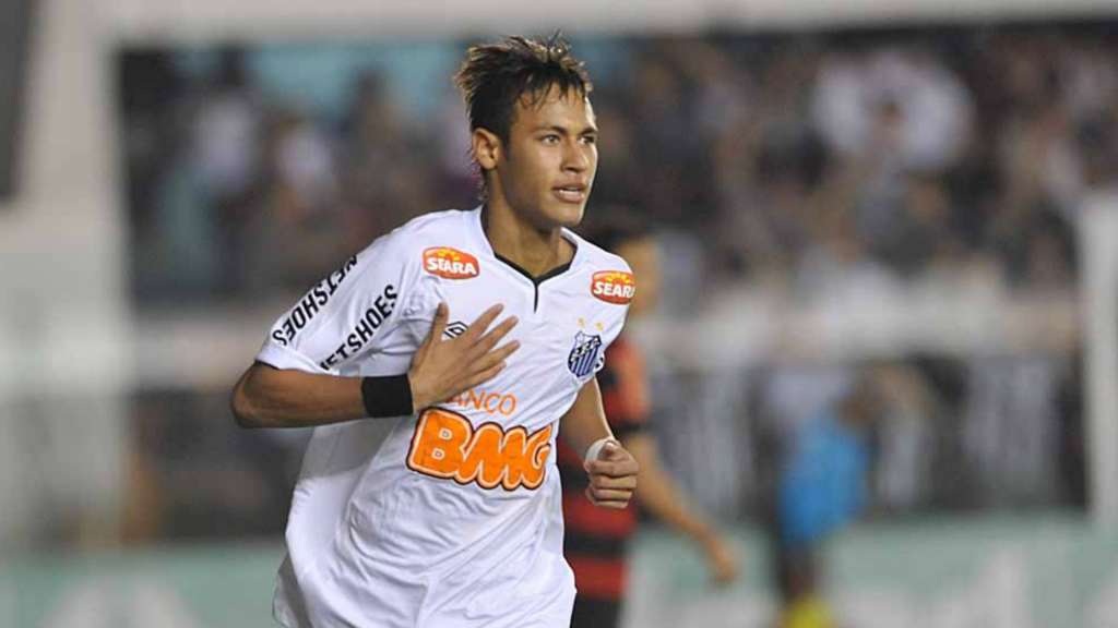Neymar levou o Santos nas costas