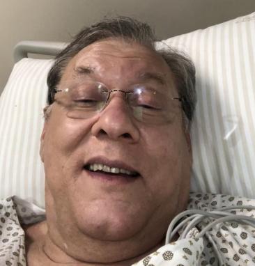 Milton Neves mandou recado direto do hospital