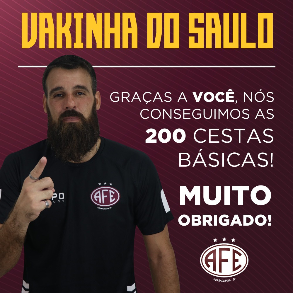 Goleiro da Ferroviária bate meta em ‘vaquinha solidária’ e terá que tirar a barba