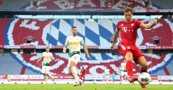 ALEMÃO: Bayern de Munique bate Mönchengladbach e fica a uma vitória do título