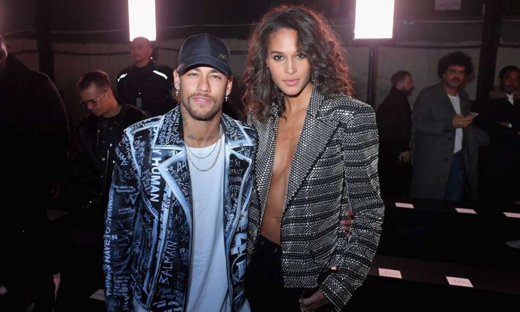Neymar com Cindy Bruna