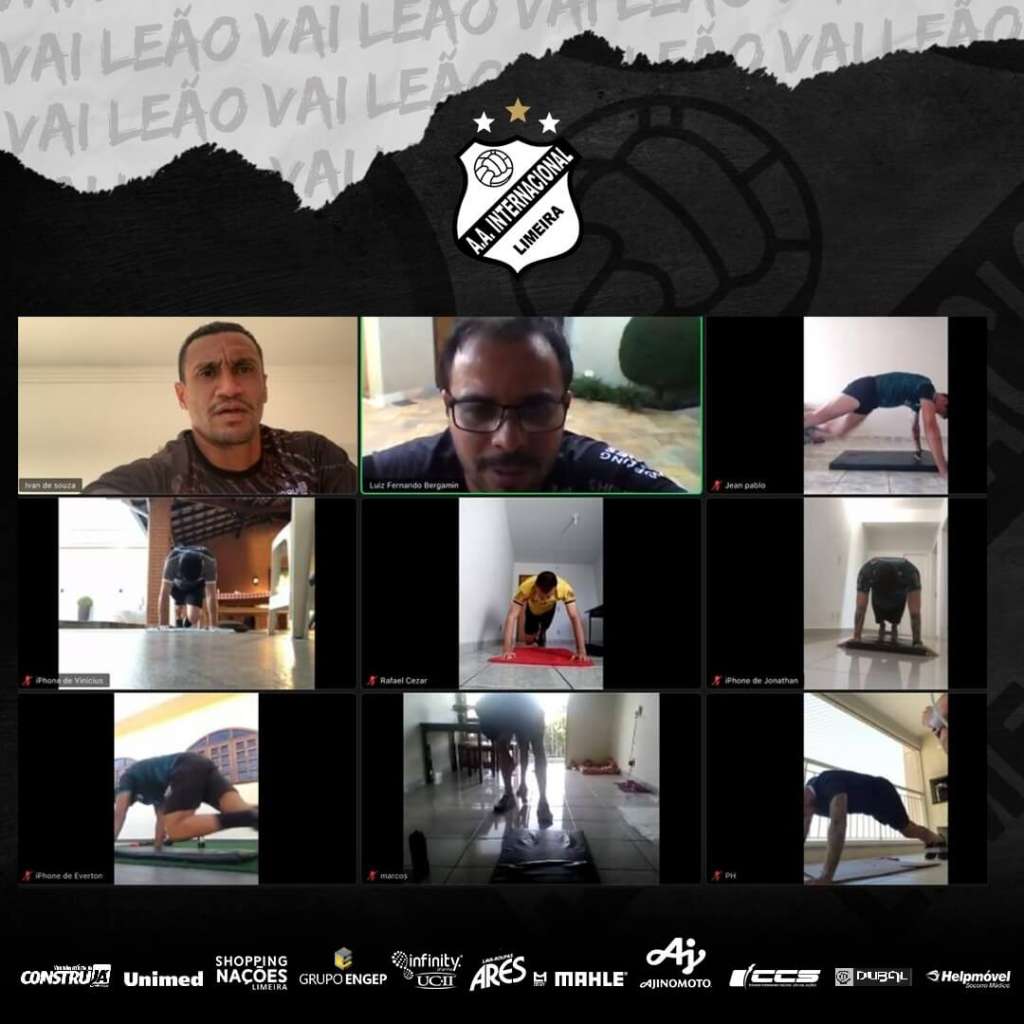 Inter de Limeira voltou aos treinamentos online