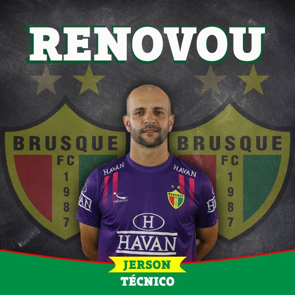 Buscando acesso na Série C, time catarinense renova com treinador até 2022