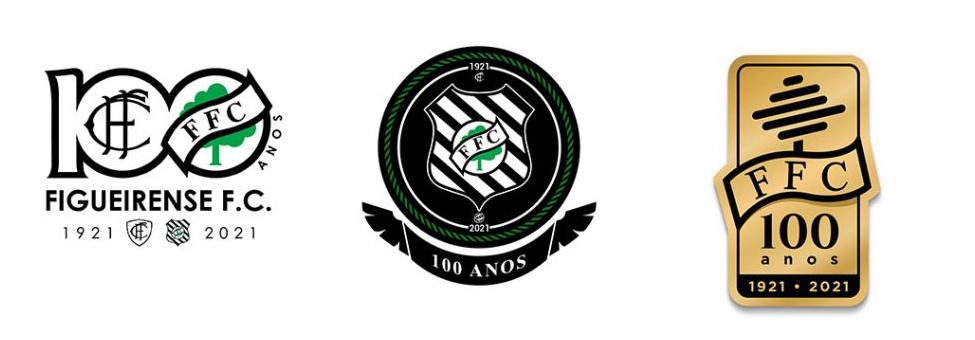 Três logos que foram para votação. (Foto: Figueirense / Divulgação)