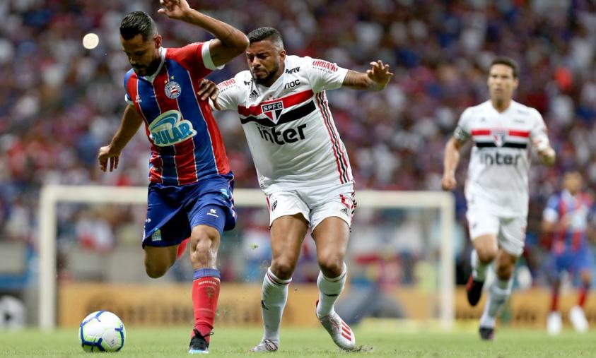 Maratona tricolor. (Foto: Felipe Oliveira / Bahia)