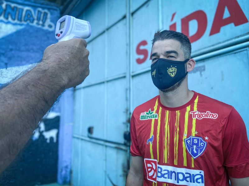 Em retorno aos treinos, Paysandu confirma um atleta infectado pela covid-19