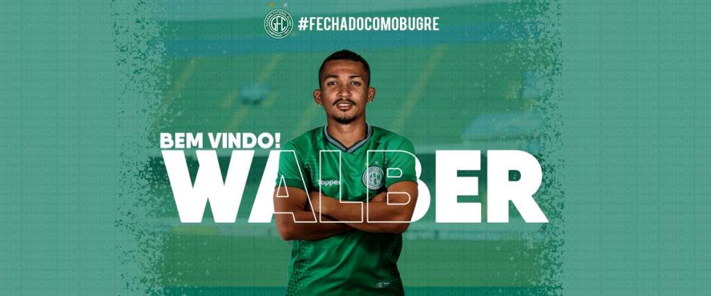 Walber é confirmado como reforço do Guarani para Série B