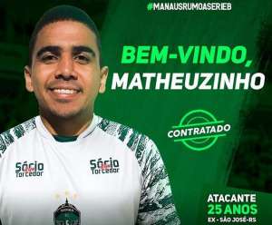 Manaus acerta a contratação de ex-atacante da Chapecoense