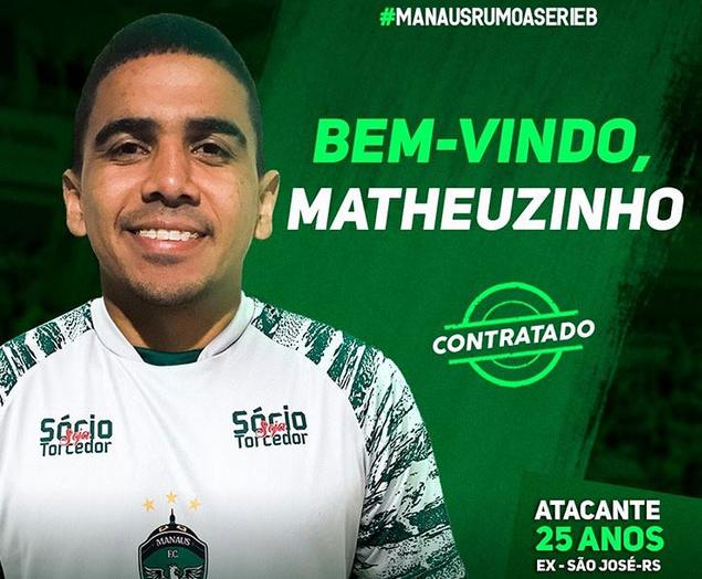 Manaus acerta a contratação de ex-atacante da Chapecoense