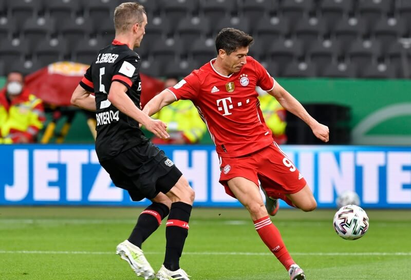 COPA DA ALEMANHA: Bayern vence Leverkusen com show de Lewandowski e é campeão