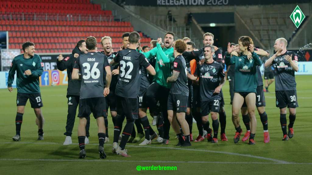 Werder Bremen se salvou do rebaixamento no Campeonato Alemão