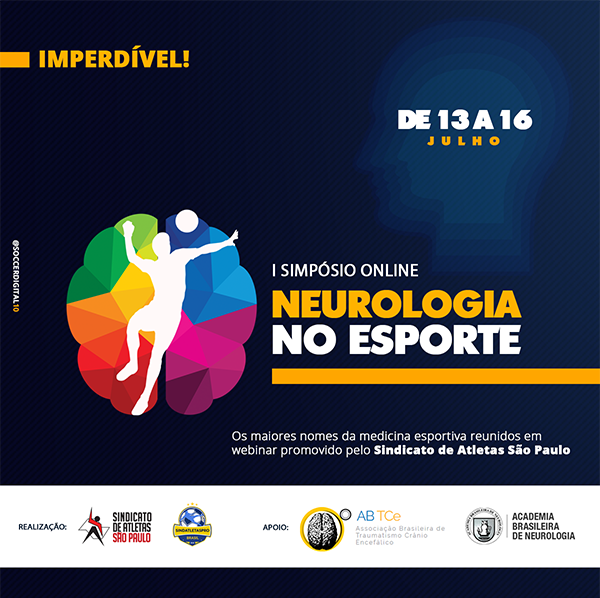 Sindicato de Atletas SP apresenta I Simpósio Online de Neurologia no Esporte