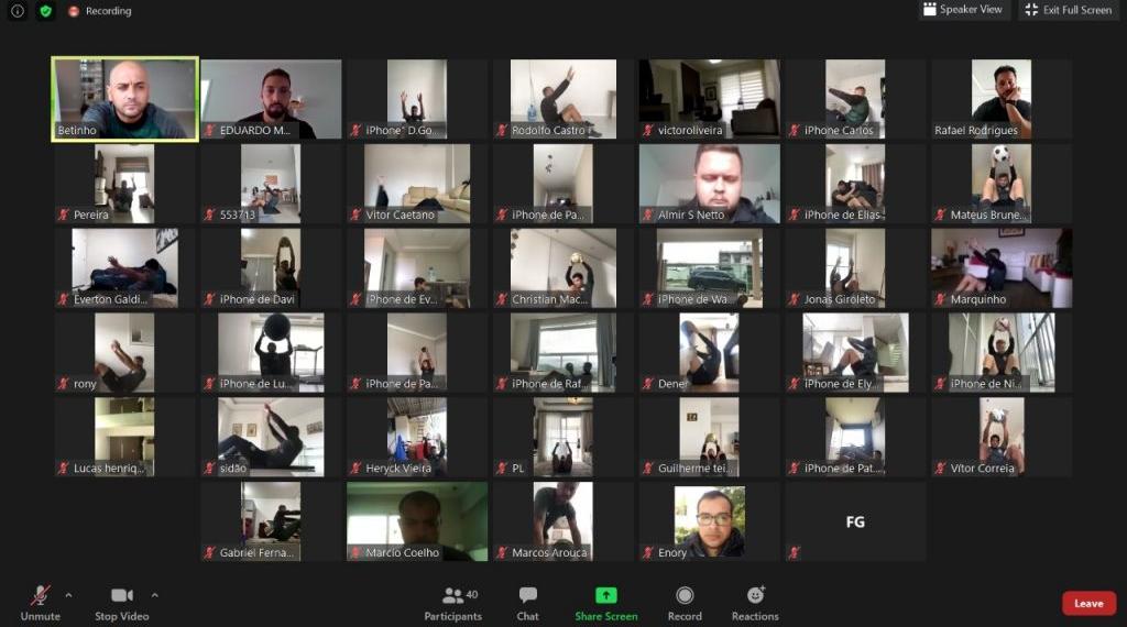 Clube da Série B retoma treinos online e atletas ganham dicas de prevenção à Covid-19