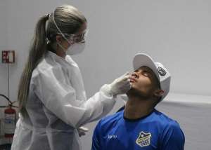 Paulistão: Delegação do Água Santa realiza testes para Covid-19