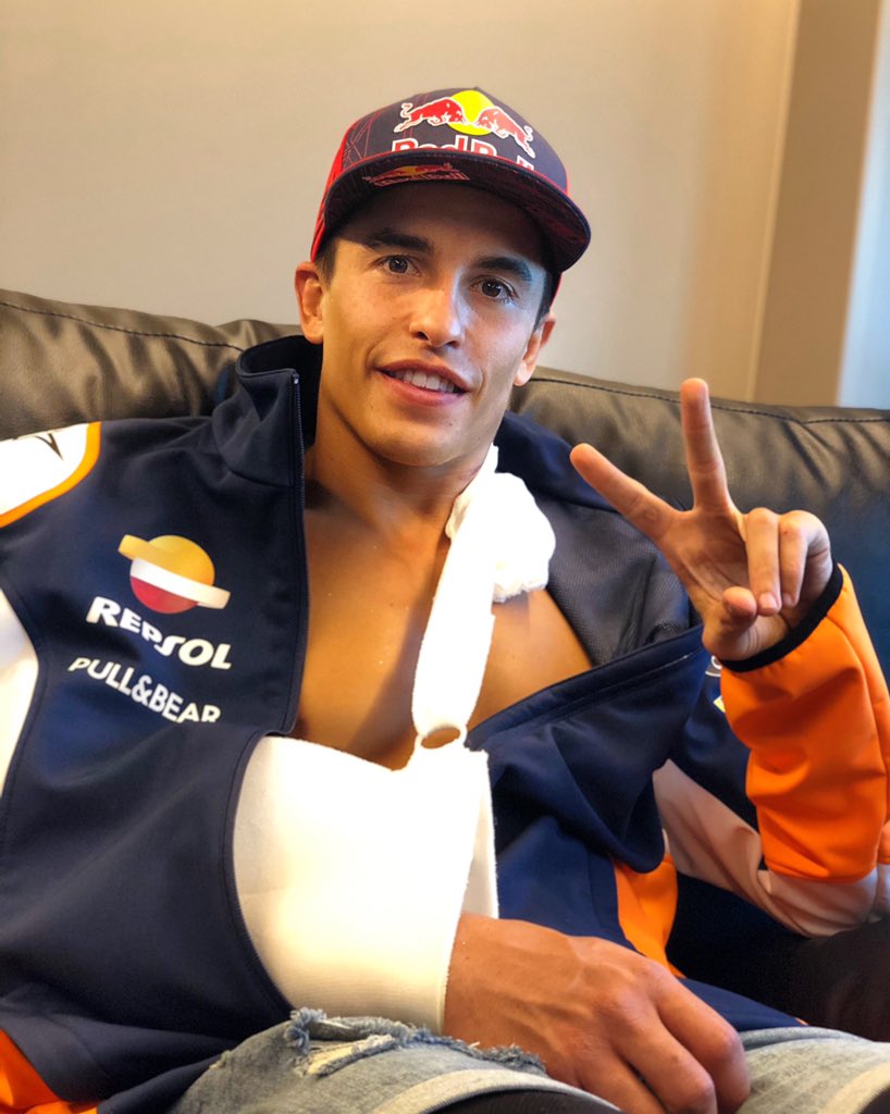 Moto GP: Honda confirma que Márquez sofreu fratura no braço em acidente na Espanha