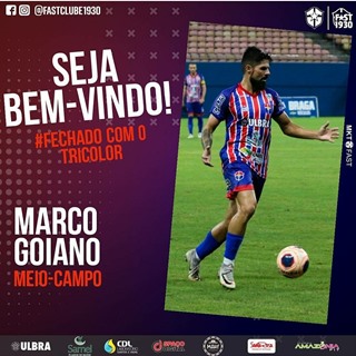 Focado na Série D, time amazonense renova com meia vindo do Bragantino-PA